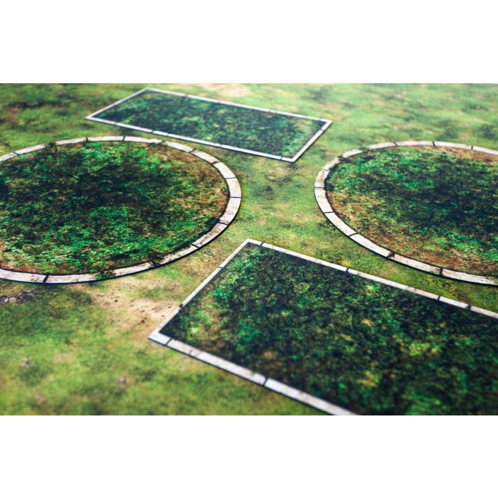 Rubber zones for Warmachine/Hordes - Grass