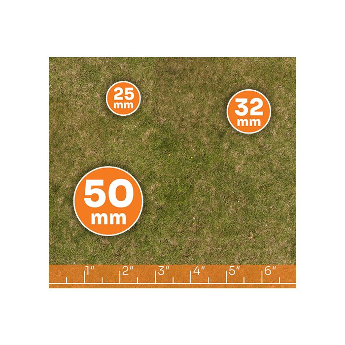 Universal Grass 30”x22” / 76x56 cm - single-sided rubber mat