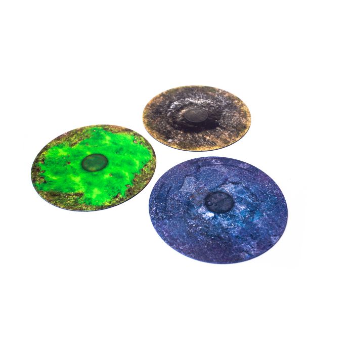 Rubber zones compatible with Warhammer 40k 7,6"