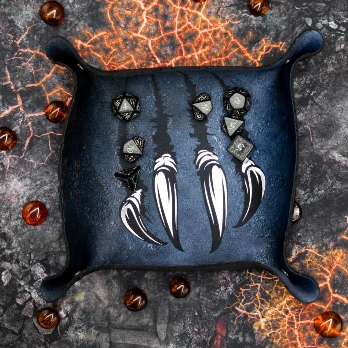 Werewolf - Premium Dice Tray with silver trim