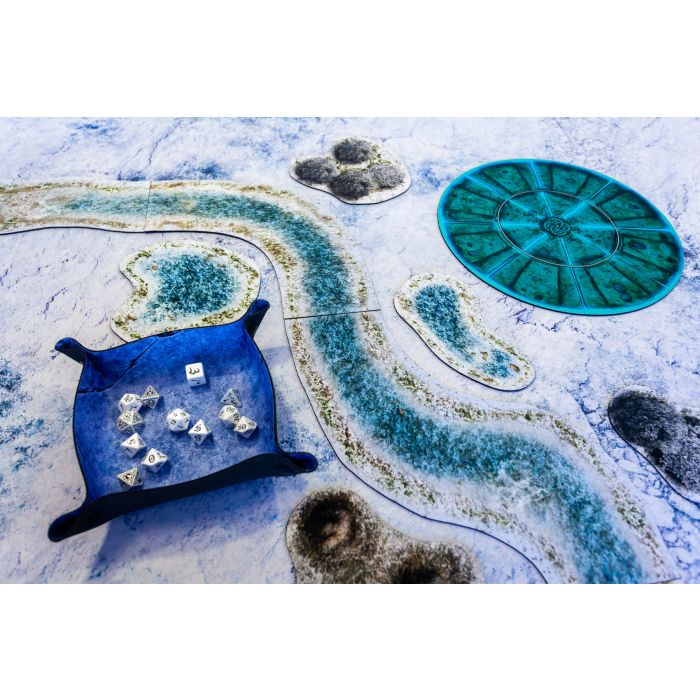 Ice 48”x48” / 122x122 cm - single-sided rubber mat