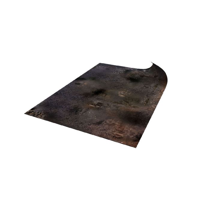 Ruined City 44”x30” / 112x76 cm - single-sided rubber mat
