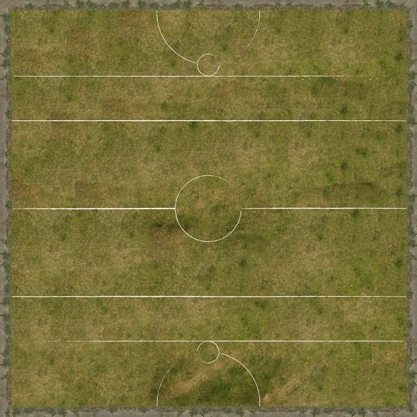 Guildball Universal Grass, single-sided anti-slip fabric mat - 36" x 36" / 91,5 cm x 91,5 cm