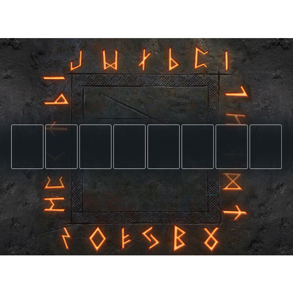 Hero Realms - Runic Battlefield 24"x18" / 61x45 cm - rubber mat for card games