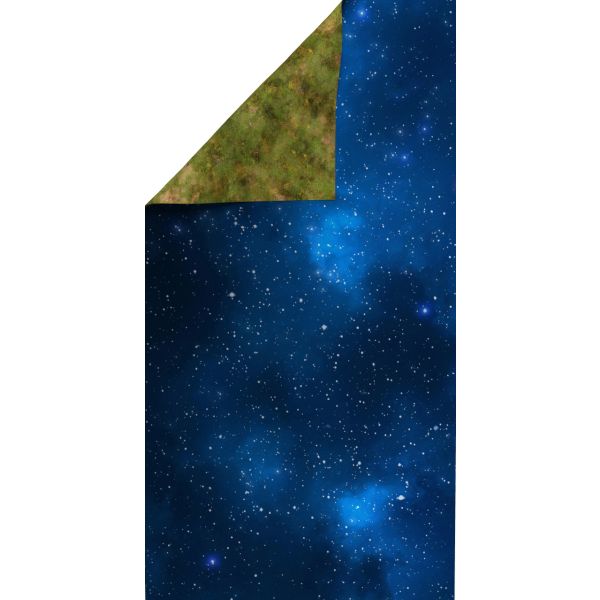 Blue Nebula 72”x36” / 183x91,5 cm - double-sided rubber mat