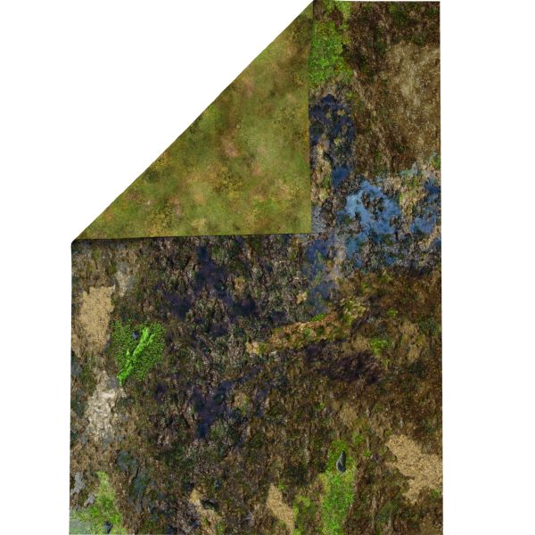 Muddy Ground 44”x30” / 112x76 cm - double-sided latex mat