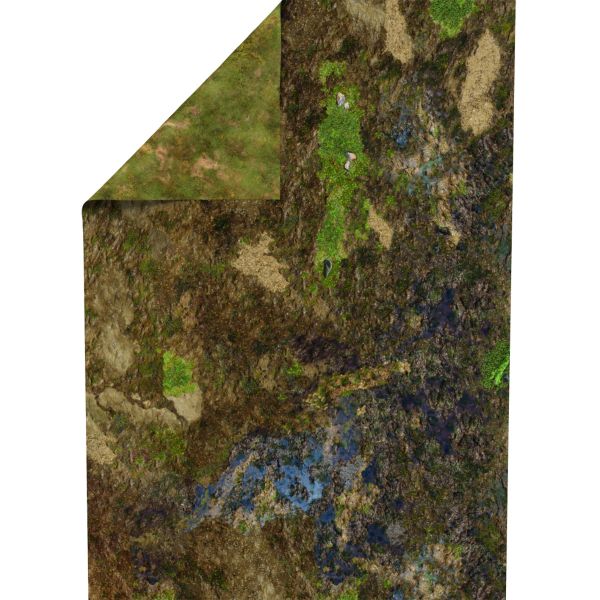 Muddy Ground 72”x48” / 183x122 cm - double-sided rubber mat