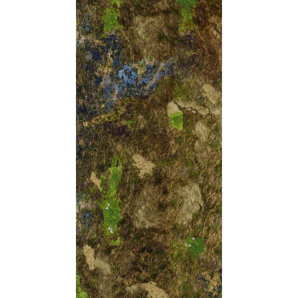 Muddy Ground 44”x90” / 112x228 cm - single-sided anti-slip fabric mat