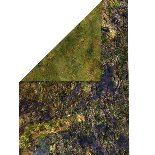 Muddy Ground 30”x22” / 76x56 cm - double-sided latex mat