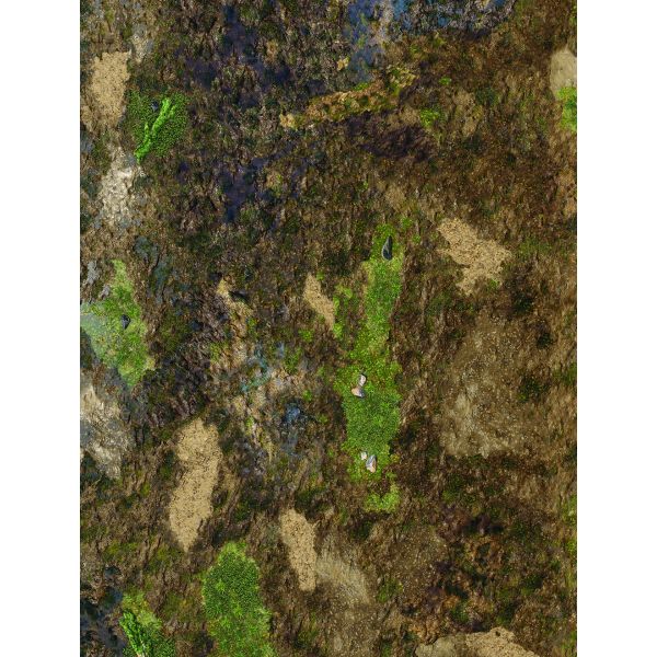 Muddy Ground 48”x36” / 122x91,5 cm - single-sided anti-slip fabric mat