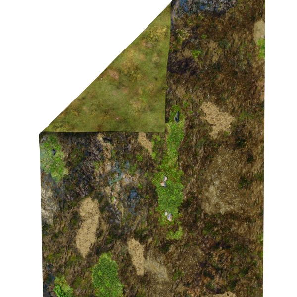 Muddy Ground 48”x36” / 122x91,5 cm - double-sided rubber mat