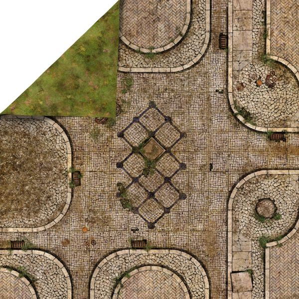 Gates of Menoth 48”x48” / 122x122 cm - double-sided rubber mat