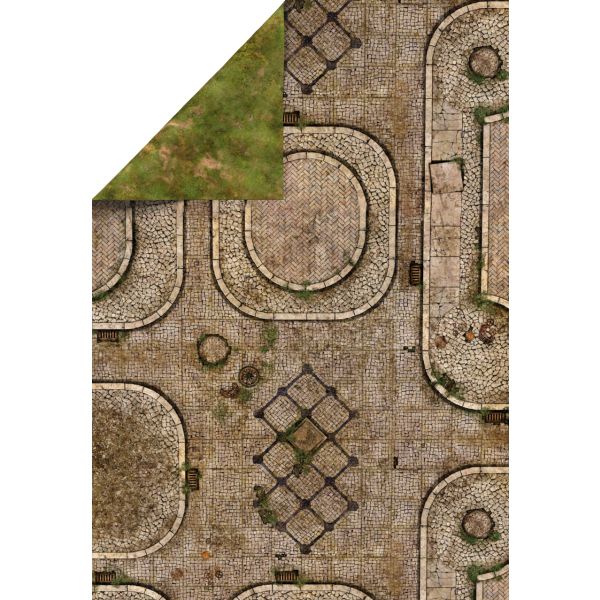 Gates of Menoth 72”x48” / 183x122 cm - double-sided rubber mat