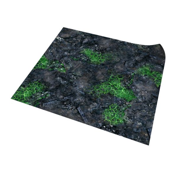 Green Blight battlefield 48”x48” / 122x122 cm - mat for wargames