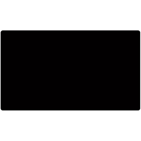 Black 24"x14" / 61x35,5 cm - rubber mat for card games