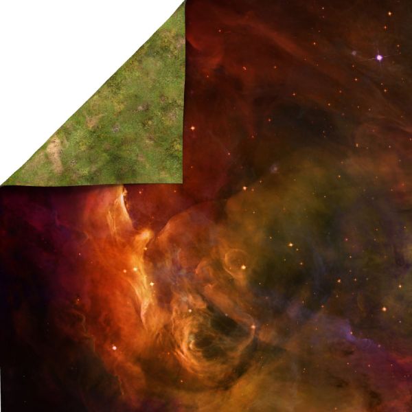 Red Nebula 36”x36” / 91,5x91,5 cm - double-sided rubber mat