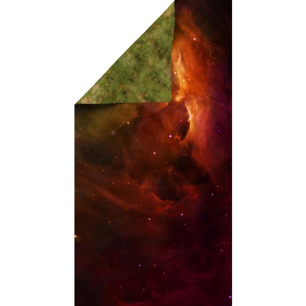 Red Nebula 72”x36” / 183x91,5 cm - double-sided rubber mat