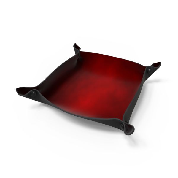 Dice Tray - Red Smoke 22x22 cm