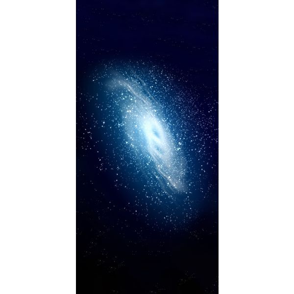 Spiral Galaxy 72”x36” / 183x91,5 cm - single-sided rubber mat