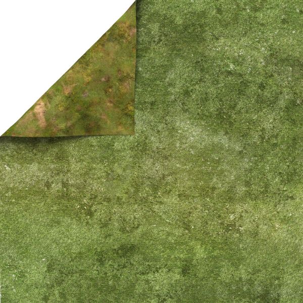Heroic Grass 36”x36” / 91,5x91,5 cm - double-sided rubber mat