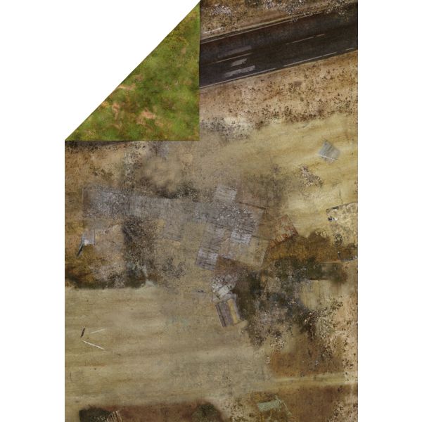 Junktown 72”x48” / 183x122 cm - double-sided rubber mat