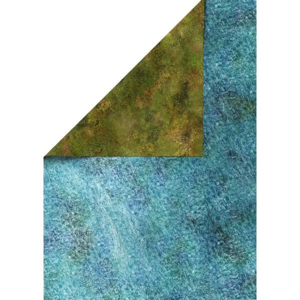 Lagoon 30”x22” / 76x56 cm - double-sided rubber mat
