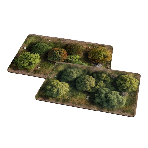 The Old World - Forest terrain 10“x6” / 25,5x15,5 cm - 2D rubber terrain