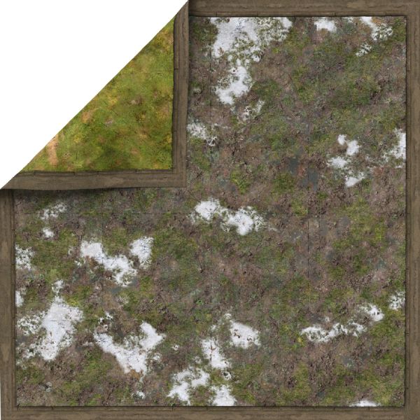 Malifaux Early Spring, double-sided latex mat - 37" x 37" / 94 cm x 94 cm