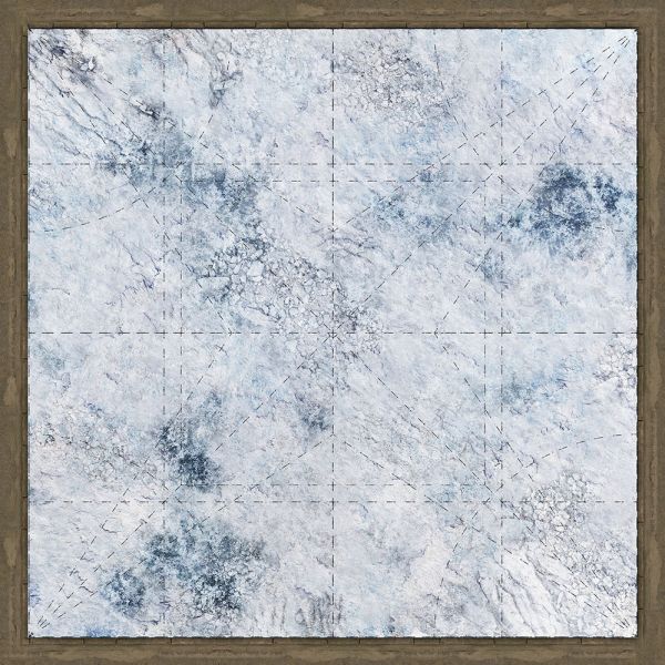 Malifaux Ice, double-sided latex mat - 37" x 37" / 94 cm x 94 cm