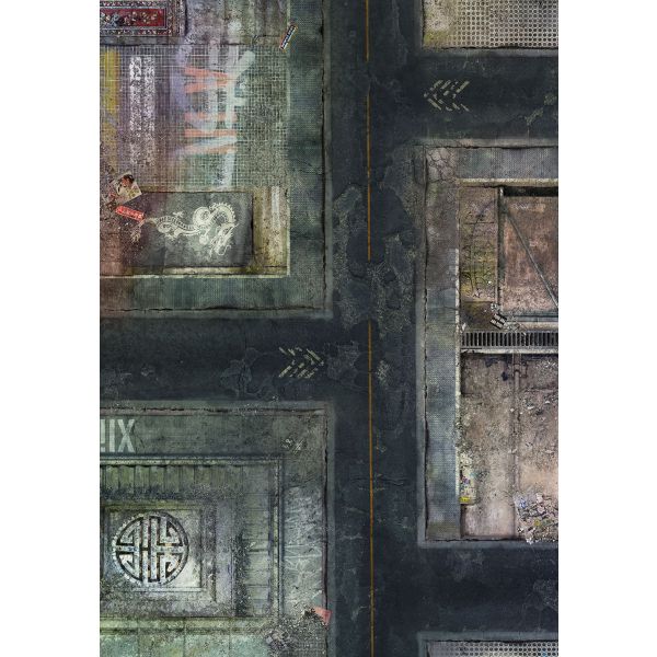 Future City 44”x30” / 112x76 cm - single-sided anti-slip fabric mat