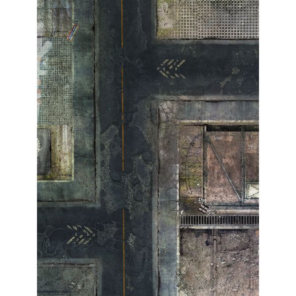 Future City 30”x22” / 76x56 cm - single-sided anti-slip fabric mat