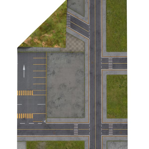 Modern City 44”x60” / 112x152 cm - double-sided rubber mat
