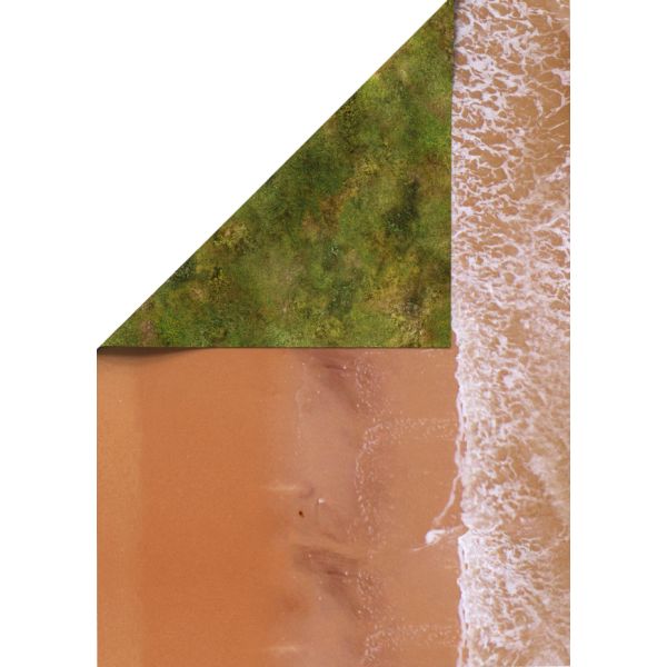 Beach 30”x22” / 76x56 cm - double-sided latex mat