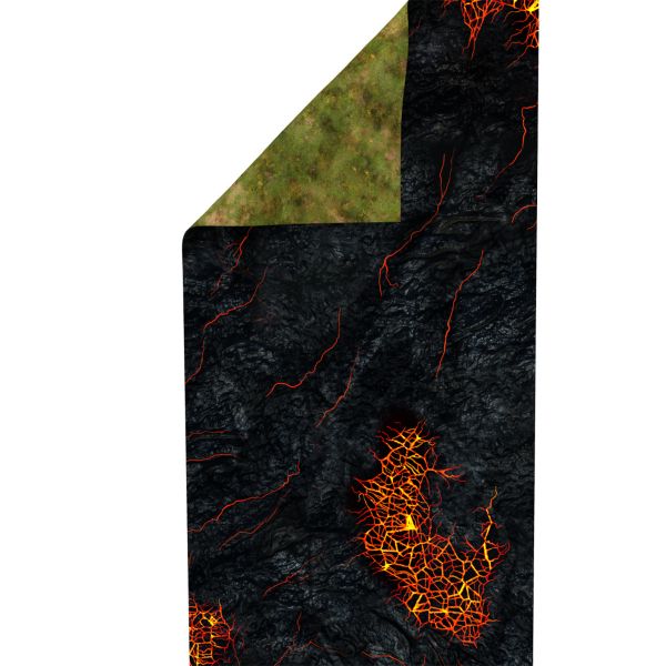 Lava Fields 72”x36” / 183x91,5 cm - double-sided rubber mat