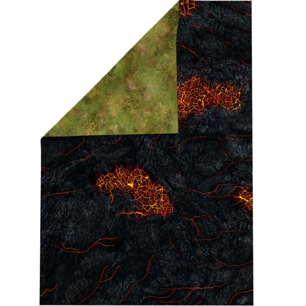Lava Fields 44”x30” / 112x76 cm - double-sided rubber mat