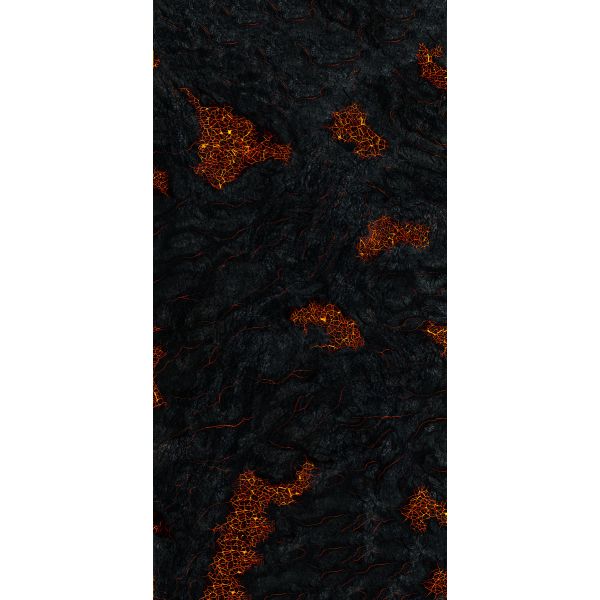 Lava Fields 44”x90” / 112x228 cm - single-sided anti-slip fabric mat