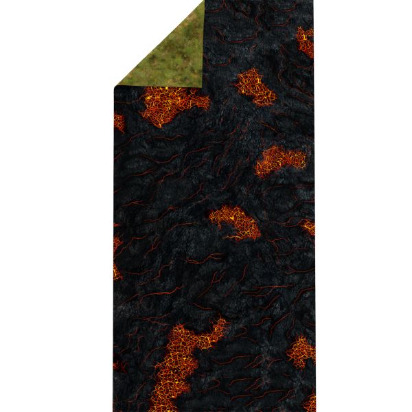 Lava Fields 44”x90” / 112x228 cm - double-sided latex mat