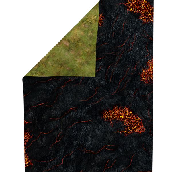 Lava Fields 48”x36” / 122x91,5 cm - double-sided rubber mat