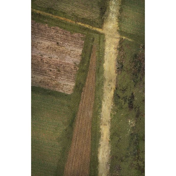 Fields of War 72”x48” / 183x122 cm - single-sided rubber mat