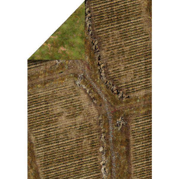 Rice Field 72”x48” / 183x122 cm - double-sided rubber mat
