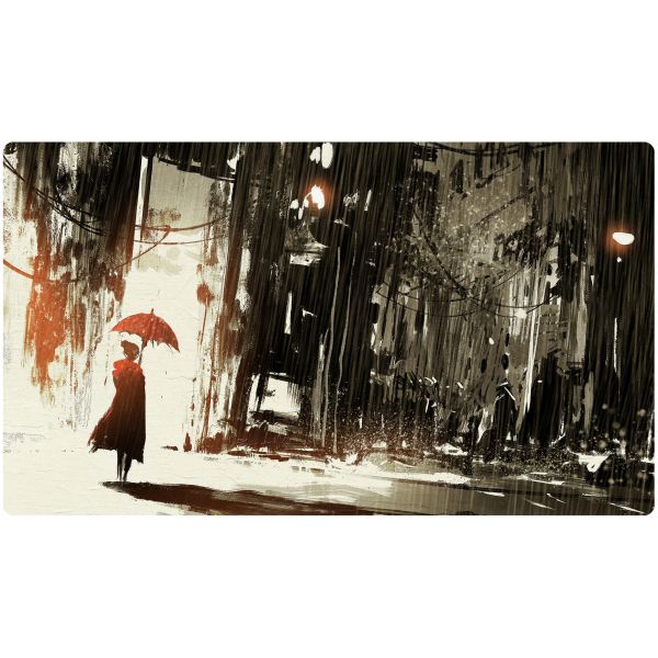 Alone in the City 24"x14" / 61x35,5 cm - rubber mat for card games