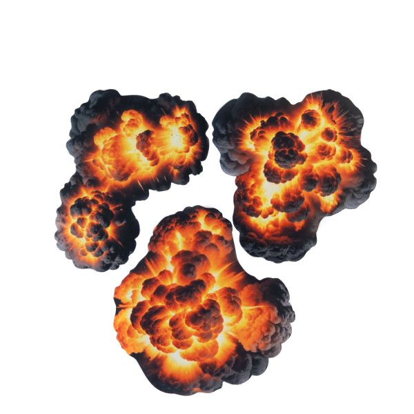 Rubber 2D terrain set - Explosions