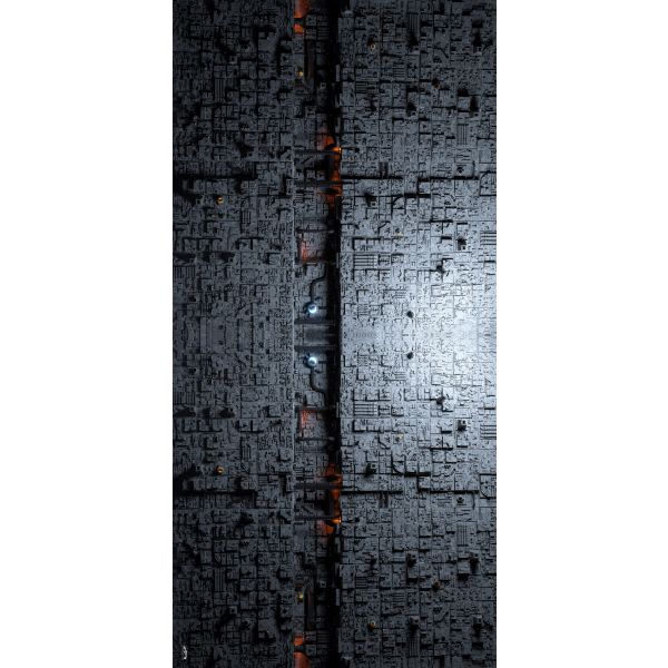 It's Not a Moon 72”x36” / 183x91,5 cm - single-sided rubber mat