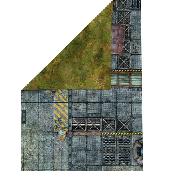 Fallen City 30”x22” / 76x56 cm - double-sided rubber mat