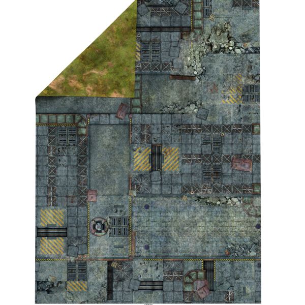 Fallen City 44”x60” / 112x152 cm - double-sided rubber mat