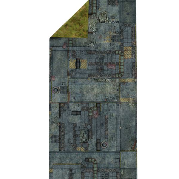 Fallen City 44”x90” / 112x228 cm - double-sided rubber mat