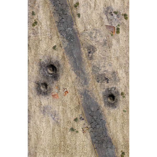 Wasteland 72”x48” / 183x122 cm - single-sided rubber mat