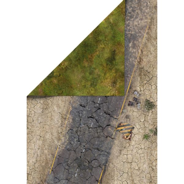 Wasteland 30”x22” / 76x56 cm - double-sided rubber mat