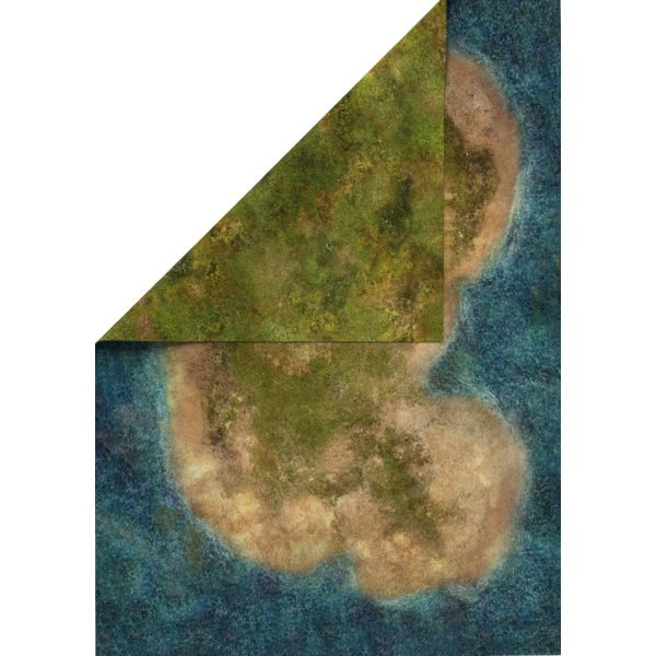 Island 30”x22” / 76x56 cm - double-sided latex mat