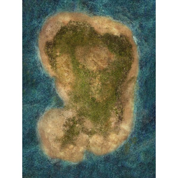 Island 30”x22” / 76x56 cm - single-sided rubber mat